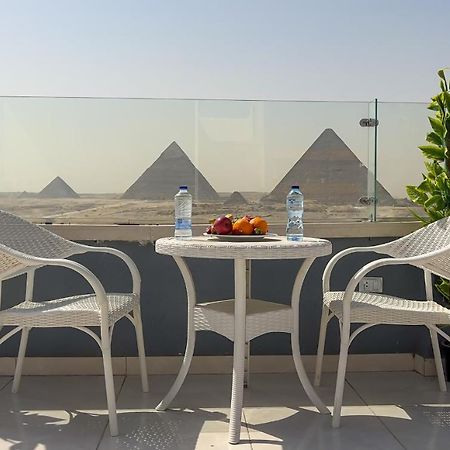 Full Pyramids View Apartment With Balcony For 8 P Kafret el-Gabal Екстериор снимка