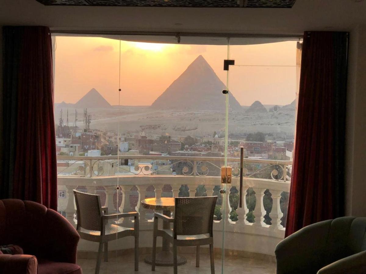 Full Pyramids View Apartment With Balcony For 8 P Kafret el-Gabal Екстериор снимка