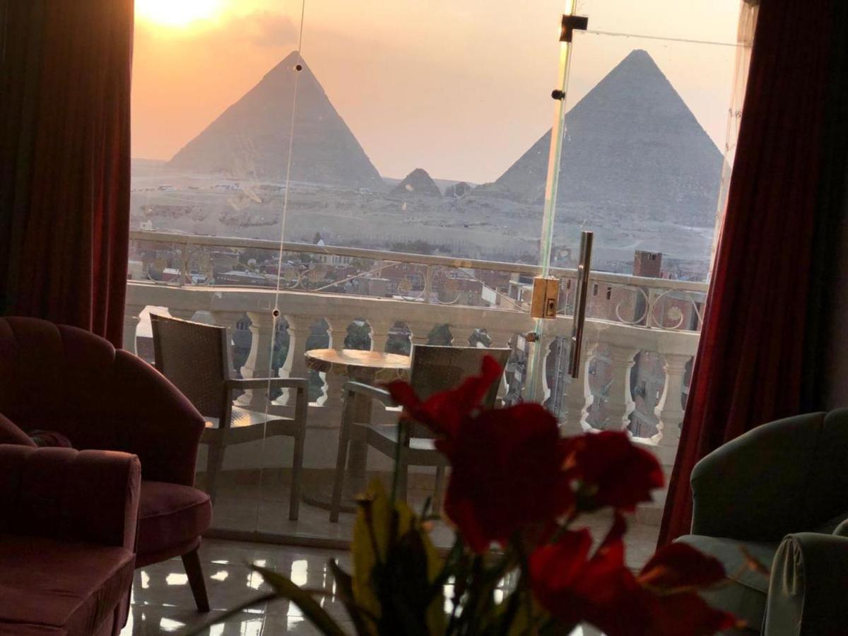 Full Pyramids View Apartment With Balcony For 8 P Kafret el-Gabal Екстериор снимка