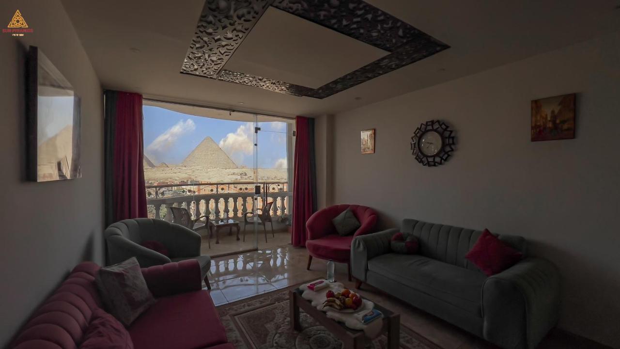 Full Pyramids View Apartment With Balcony For 8 P Kafret el-Gabal Екстериор снимка