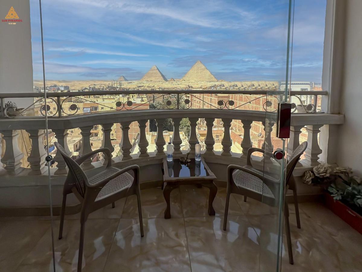 Full Pyramids View Apartment With Balcony For 8 P Kafret el-Gabal Екстериор снимка