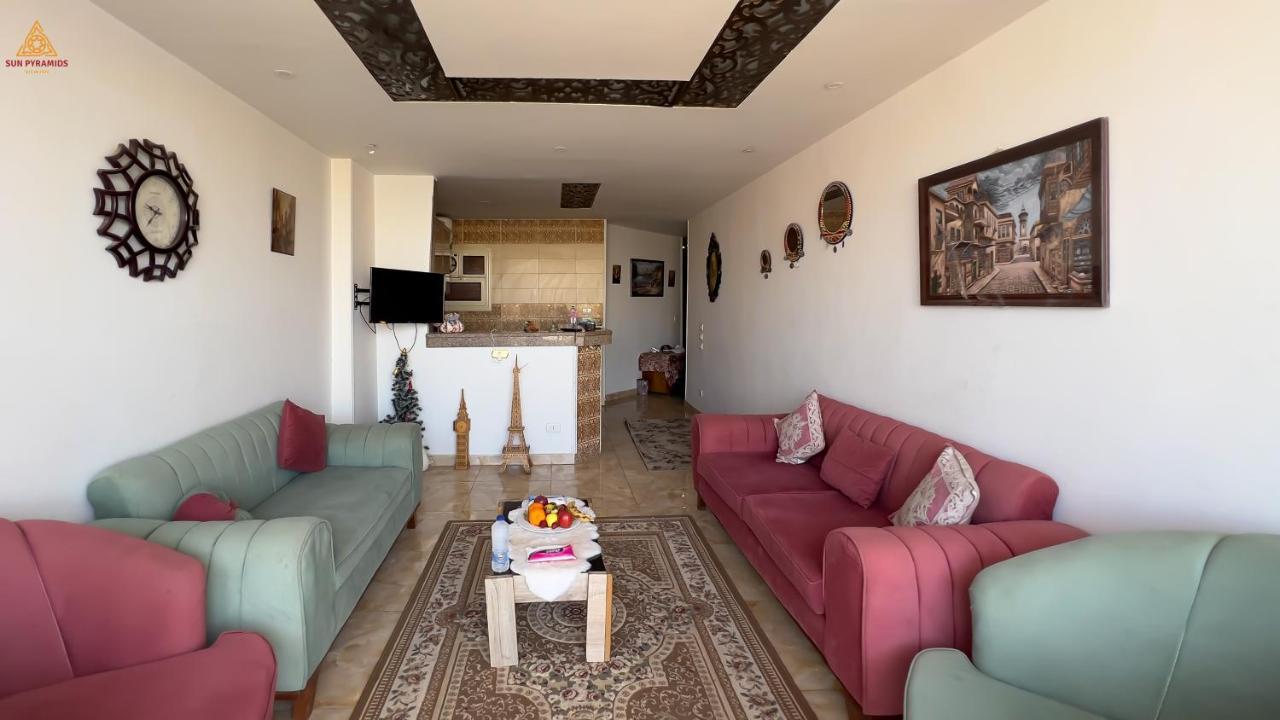 Full Pyramids View Apartment With Balcony For 8 P Kafret el-Gabal Екстериор снимка