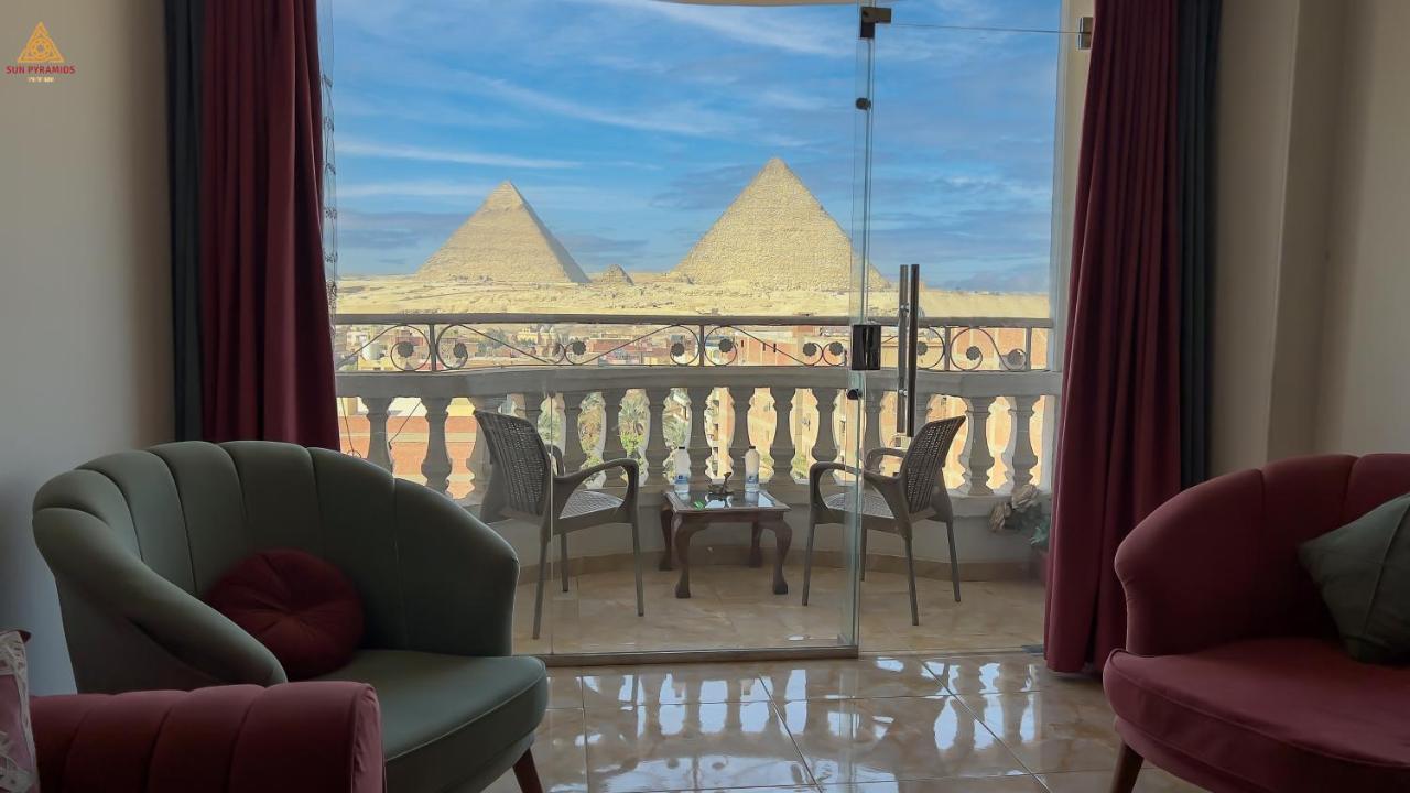 Full Pyramids View Apartment With Balcony For 8 P Kafret el-Gabal Екстериор снимка