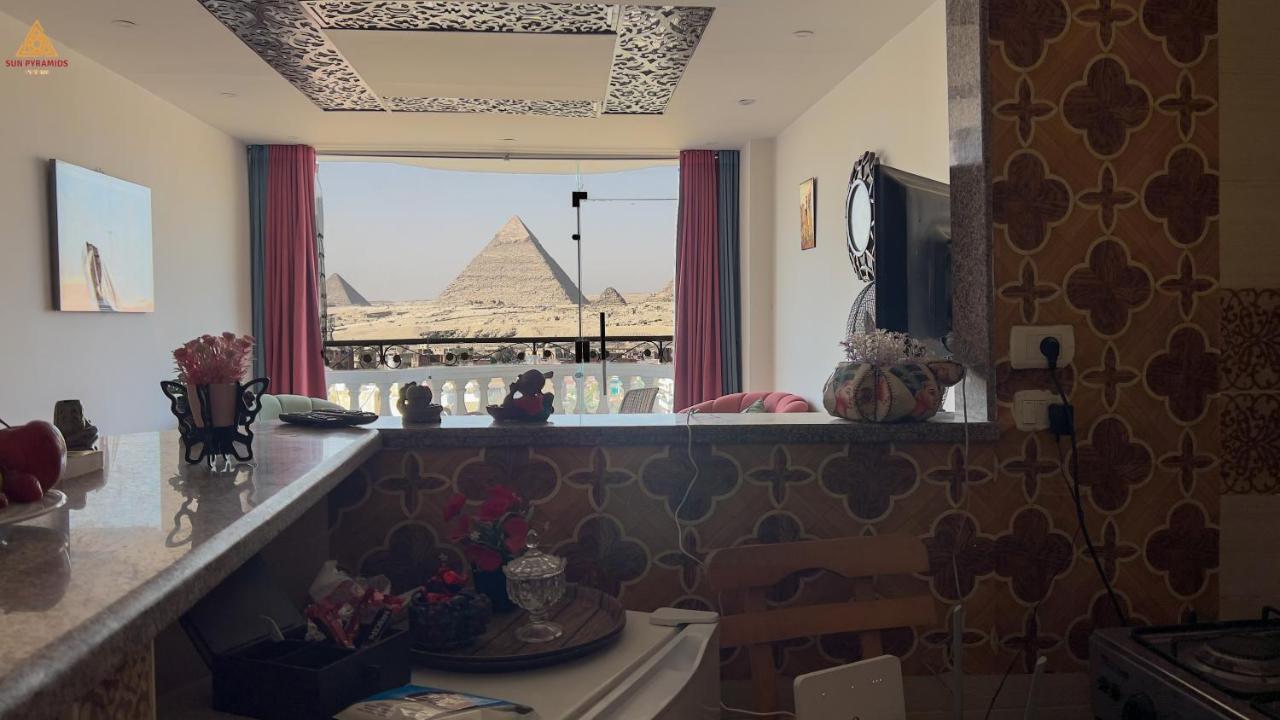 Full Pyramids View Apartment With Balcony For 8 P Kafret el-Gabal Екстериор снимка