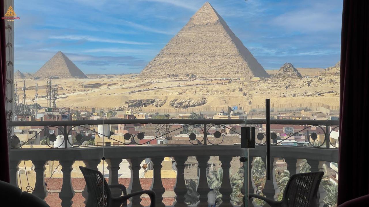 Full Pyramids View Apartment With Balcony For 8 P Kafret el-Gabal Екстериор снимка
