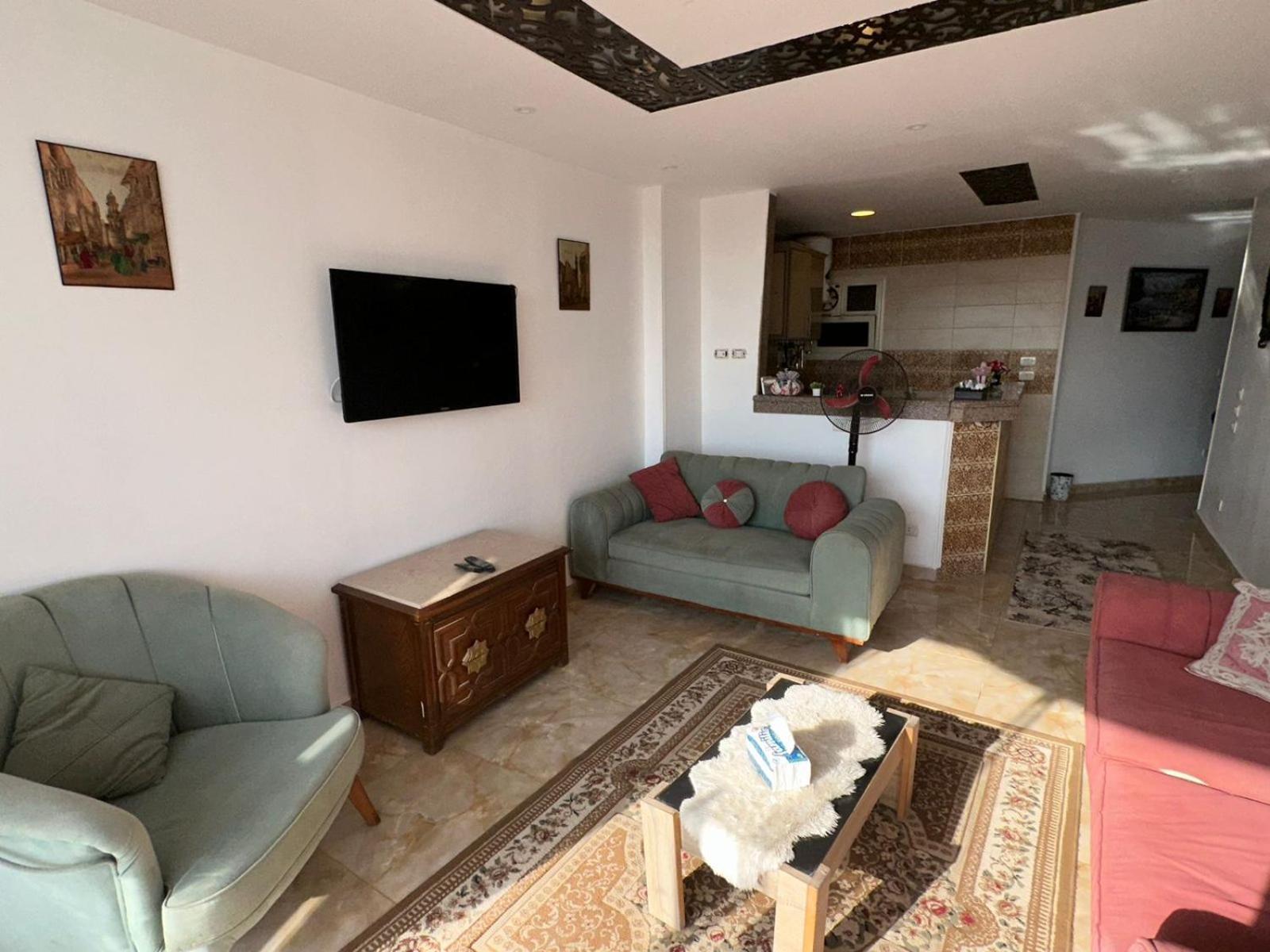 Full Pyramids View Apartment With Balcony For 8 P Kafret el-Gabal Екстериор снимка