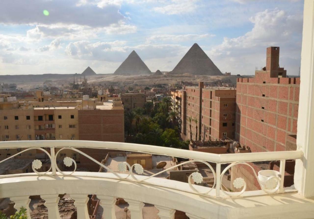 Full Pyramids View Apartment With Balcony For 8 P Kafret el-Gabal Екстериор снимка